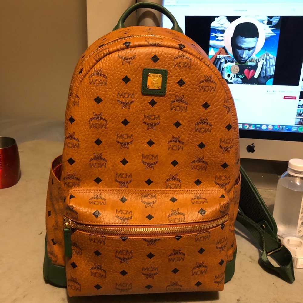 MCM leather Stark - Visetos Men’s Backpack